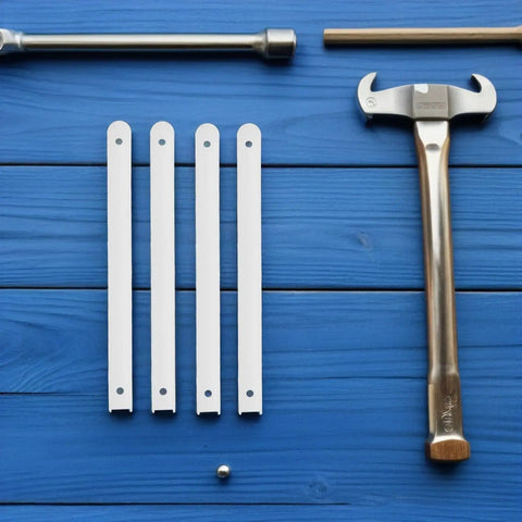 Three Pack Plastic Drawer Slides For Cabinets And Cupboards, Easy Install, Smooth Quiet Performance, White Rails With Fasteners