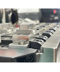 Heavy Duty Mini Tiger Pliers Seagull Clamp Fixture Set For CNC Machining Center Multi Station Workholding With M6 M8 M10 M12 Threads close-up view of clamp fixture on CNC machine.