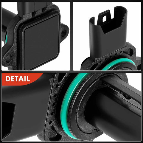 Close-up of Mass Air Flow Sensor 5 Pins for BMW 328i 328xi 528i 128i X3 X5 Z4 2007-2014 Replacement High Quality MAF Sensor