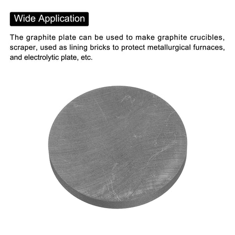 Round Graphite Block Disk Ingot Pro Grade Heavy Duty High Purity Graphite Electrode Plate Sheet 50 By 5 Mm For Melting Casting And Electrolysis Pack Of 2 Ideal For Metalworking Lab Use Carbon Rods And Graphite Crucibles