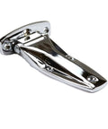 Chrome Flush Mount Door Hinge Heavy Duty All Metal Construction Reversible Left Or Right Hand For Trailer Truck