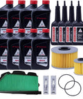 Honda Pioneer 1000 Oil Change Kit With Spark Plug For 2016 To 2024 Models Includes Eight 10W40 GN4 Quarts Honda Oil Filter