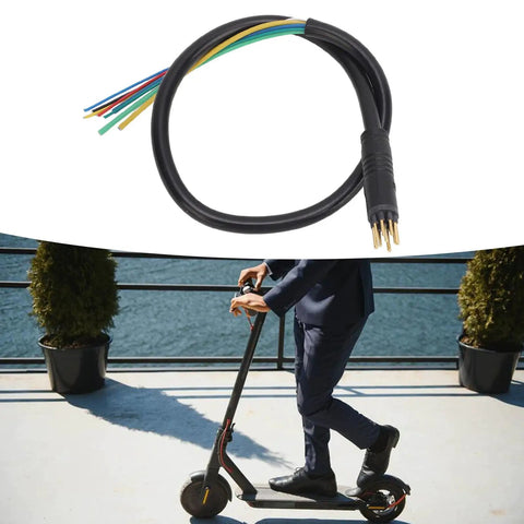 Dope Copper Core Electric Scooter Wiring Harness Replacement Kit, 9 Pin Waterproof Motor Cable for Solid Power and Easy Install, Durable, Heat Resistant Copper Wiring Upgrade for Your Scooter