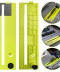 Throat Plate 089240035702 Fits RTS12 RTS23 Table Saw Replacement Part Dado Throat Plate, yellow steel components for precise cuts.