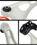 Close-up of Two Front Lower Control Arm Set With Ball Joints And Bushings For Honda Pilot 2016-2022, Ridgeline 2017-2019, Passport 2019, Acura MDX 2014-2020
