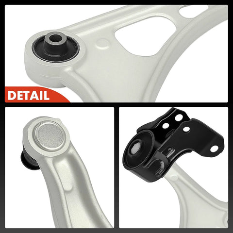 Close-up of Two Front Lower Control Arm Set With Ball Joints And Bushings For Honda Pilot 2016-2022, Ridgeline 2017-2019, Passport 2019, Acura MDX 2014-2020