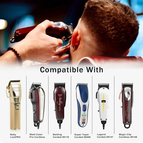 Universal Clipper Guard Kit For Trimmers, 10 Pcs Coded Cutting Guides From 1 Sixteenth To 1 Inch, Compatible With All Clippers shown