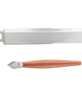 Top Shelf Marking Knife For Serious Woodworking, High Speed Steel Double Bevel Blade On Solid Rose Wood Handle with safety sheath.