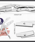 Four Pack 10 Inch Radiator Hose Clamp Pliers Set Beefy Heavy Duty Pinch Off Locking Pliers Universal For Automobile Radiator Hoses