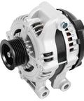 Beefed Up 12V 160Amp Alternator for Dodge Charger 2006 2007 Magnum 2005 2006 2007 and Chrysler 300 2005 2007 with 6 Groove Pulley CW Replacement OE 11113 04896805AC, side view