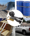Heavy Duty 4 Pack 2 Inch Ratchet Straps With Durable Flat Hooks For Secure Cargo Tie Downs On Trucks And Flatbeds in multiple usages.