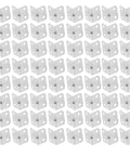 Heavy Duty Cold Rolled Steel L Shaped Corner Brackets 100 Pcs Right Angle Braces arranged in rows