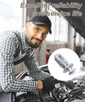 Top Notch Heavy Duty Expansion Screw Kit Featuring 40 Pcs M4 M5 M6 M8 Petal And Jack Nuts For Badass Rig Mods Shop Projects And Every Diy Job With Zero Headaches Guaranteed, shown being used in automotive engine.