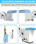 Rock The Bench With This Hottest Semi-Auto Twist Tie Machine For Sealing And Bundling Bags Of Bread Or Toys Fast Using Metallic Wire At 40 Per Minute Compact Design Saves Sweet Shop Space: all-aluminum binding machine with metallic wire.