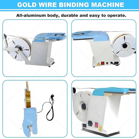 Rock The Bench With This Hottest Semi-Auto Twist Tie Machine For Sealing And Bundling Bags Of Bread Or Toys Fast Using Metallic Wire At 40 Per Minute Compact Design Saves Sweet Shop Space: all-aluminum binding machine with metallic wire.
