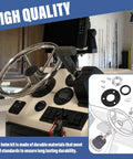 Dashboard view with All In One Hydraulic Helm Seal Service Kit HP6032 for SeaStar and BayStar with components displayed.