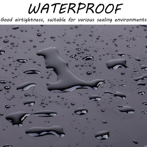 Close-up of waterproof Heavy Duty Silicone Rubber Sheet 55A Hardness 12 x 12 Inch One Sixteenth Inch Thick with water droplets