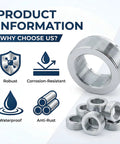 5 Pack 3 To 2 Inch Steel Reducing Bushing For Rigid And IMC Conduit, Heavy Duty Alloy Steel Threaded Reducer With Rolled Edge, Corrosion Resistant Fitting For Industrial Electrical Systems In Tough Environments shown with 5 bushings