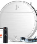 Two In One Robot Vacuum And Mop With App Control Alexa Voice Control Slim Two Point Eight Seven Inch Profile Self Charging