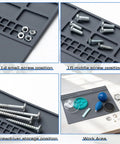 All In One Six Piece Watch Cleaning Kit With Putty And Dust Cover Air Blaster Cushion Case Opener Ball Repair Mat And Pivot Tool