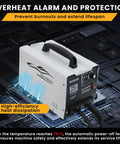 1.8KW Stud Welder Dent Repair Kit 110V Spot Welder with Slide Hammer placed on electronic circuit board