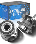 Two Piece Rear Wheel Bearing And Hub Assembly 5 Lug Set Fits Scion FR S Toyota 86 GR86 Subaru Outback Forester Impreza Legacy Crosstrek WRX 2008-2020 Replacement product image showing silver bearings and box.
