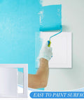 2 Pack 8 By 8 Inch White Pvc Plumbing Access Panel For Drywall With Slick Hinged Door No Fuss Setup Smooth Flush Fit Heavy Duty Removable Wall Hole Cover Contractors Swear By This being painted blue.