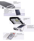 JUDYSSY Courtyard Light Solar Lights Outdoor Garden Led Outdoor Safety Solar Floodlight with solar panel and remote control.