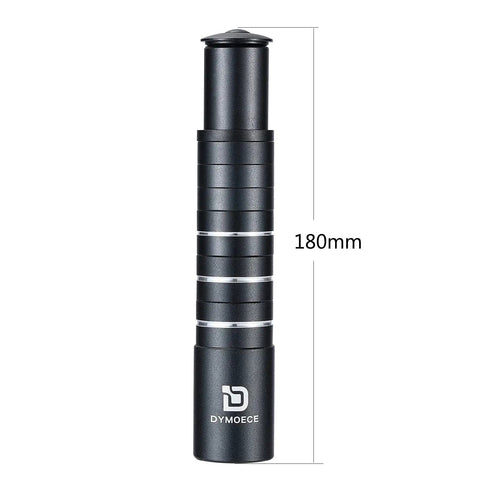 6061 Aluminum Bike Stem Riser Adapter For 28.6mm And One And One Eighth Inch Threadless Forks Height Adjustable 180mm