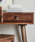 Six Pack Vintage Skull Cabinet Knobs Set With Zinc Alloy Single Hole Drawer Pulls on wooden desk in rustic setting