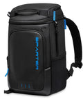 Black Backpack Cooler Insulated Leakproof Fits 33 Cans With Dual Insulated Compartments Portable Lightweight Design