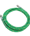 Coiled Middle Pressure Silicone Steam Hose Nine Point Eight Feet Green Flexible Steam Tube for Ironing High Strength and Heat Resistant