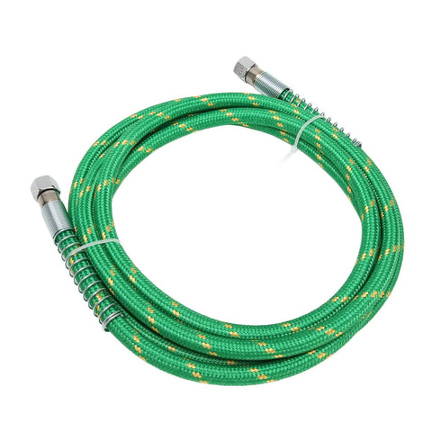 Coiled Middle Pressure Silicone Steam Hose Nine Point Eight Feet Green Flexible Steam Tube for Ironing High Strength and Heat Resistant