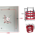 Built Tough Metal Router Table With Heavy Duty Aluminum Top Plate And No Sweat Lift System Adjustable Angle Guide dimensions and features