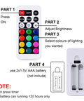 Remote control for LED Flameless Candles Set Of 3 With Remote And Timer Color Changing LED Candles For Indoor And Outdoor Use