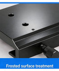 Heavy Duty Dovetail Translation Stage X Axis Linear Guide Slide Micro Positioning Platform showing frosted surface and control knob.