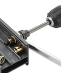 Heavy Duty Head Rivet Nut Tool Kit With Six Different Plier Sizes And Sixty Press-in Nuts For Fastening Auto Panels, Metal Brackets, And DIY Projects That Actually Hold Up And Look Clean., drill rivet nut tool with carbon steel inserts on metal panel