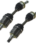 Premium Front CV Axle Shaft Assembly Pair With Sealed Boots And Fasteners Direct Replacement Kit for Toyota trucks.