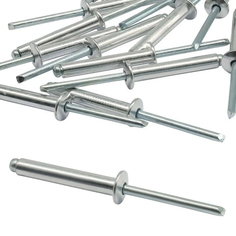 120 Pcs 3/16 X 1-1/4 Inch Aluminum Large Flange Blind Rivets Assortment Kit For Secure Fastening In Metalwork And DIY Projects Rust Resistant Heavy Duty Marine Grade Quality