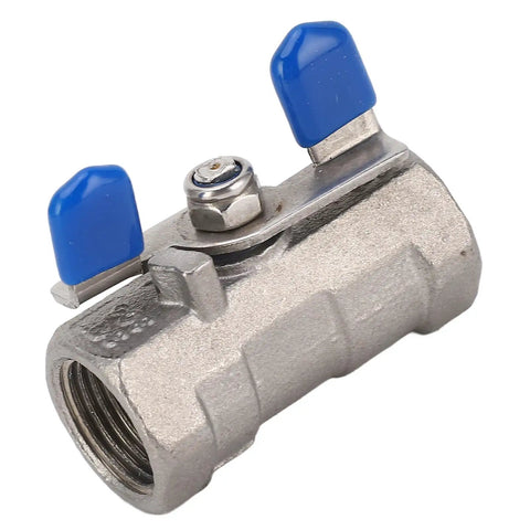 3/8 Inch Full Port Stainless Steel Ball Valve Featuring A Workhorse Grade Crush Proof Body engineered for clean water transfer.