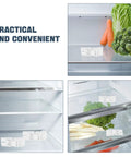 Heavy Duty Foldable Freezer Hinge Replacement Kit For Commercial And Home Freezers Four Piece White Plastic Hinge Set With Easy Install And RV Refrigerator Door Compatibility Smooth Operation And Quick Fix on freezer drawer