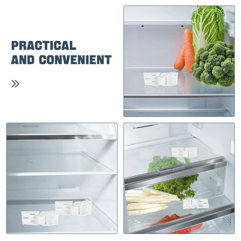 Heavy Duty Foldable Freezer Hinge Replacement Kit For Commercial And Home Freezers Four Piece White Plastic Hinge Set With Easy Install And RV Refrigerator Door Compatibility Smooth Operation And Quick Fix on freezer drawer