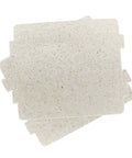 2 Pack Dope Microwave Waveguide Cover Mica Slice Replacement For Ovens, super thick, durable mica sheets on white background