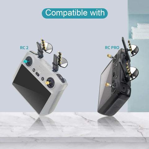 Long Range Drone Remote Antenna Booster for RC 2 and RC Pro Controllers installed without tools
