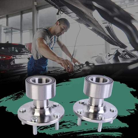 Two Piece Front Wheel Hub Bearing Kit Left And Right For Focus 2012 2018 And C Max 2013 2018 OEM Style Replacement For HUB81 NT510110 WH188 Durable Bearings Long Lasting