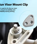 Subaru Sun Visor Mount Clip Gray Driver Side Repair Bracket For Forester Impreza Crosstrek WRX STI Easy Install