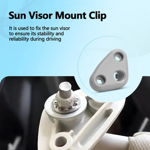 Subaru Sun Visor Mount Clip Gray Driver Side Repair Bracket For Forester Impreza Crosstrek WRX STI Easy Install