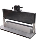 Heavy Duty 12 Inch Press Brake Attachment For 12/20 Ton Hydraulic Shop Presses Dual Spring Return, side view metal tool.