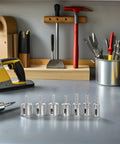 20 Piece Diamond Hole Saw Set For Tile Glass Marble Cutting With Low Vibration Design And Quick Heat Dissipation To Make Precise Drilling Jobs Super Easy And Smooth For All Your Home Reno Adventures, metal core bits
