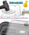 Clear License Plate Protector With Silicone Frame Sturdy Unbreakable Shield For Front And Back Plates Easy Screw Mount With Caps Sleek Dope Novelty Cover That Keeps Your Plate Safe And Stylish On Any Ride with hammer
